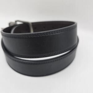 Dickies Genuine Leather Reversible Work Belt Adjustable Waist Brown/Black 34